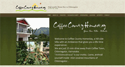 Desktop Screenshot of coffeecountyhomestay.in